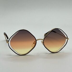 Chloe Poppy Diamond Gold - gradient lense